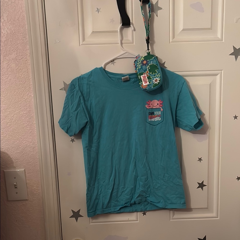 Blue Kids T-Shirt With Wallet